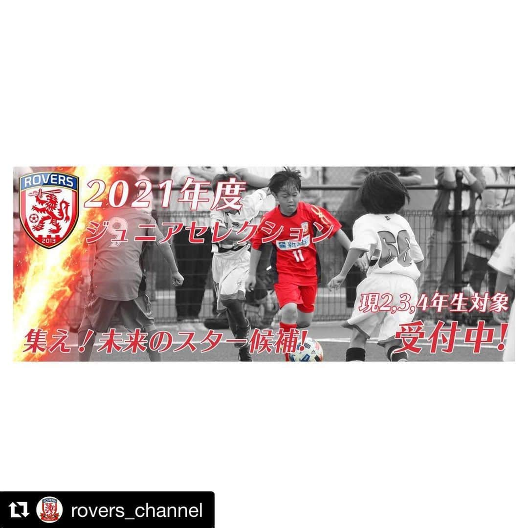 山根恵里奈さんのインスタグラム写真 - (山根恵里奈Instagram)「房総ローヴァーズ木更津FC ジュニアチームセレクション参加者募集中です⚽️🧤  来年度のU-9, U-10, U-11チーム 《現在小学2, 3, 4年生》が お申し込み対象の学年となります‼️  私も今後もしかすると ジュニアチームのGKの皆さんの目の前に 現れる日もある…かも⁉️  興味がありましたらぜひ セレクションへのお申し込み ご参加をお待ちしております⚽️  詳細はこちら ↓↓ #Repost @rovers_channel with @get_repost ・・・ 【U-11 / U-10/ U-9セレクション情報】 房総ローヴァーズ木更津FCでは、2021シーズンのU-11セレクション（現小学校２年生、３年生、４年生）を下記日程にて実施することとなりましたのでお知らせ致します。 ローヴァーズでは2020年度よりジュニアカテゴリを新設し、現在U-10、U-9の2カテゴリで活動しております。ジュニア総監督はローヴァーズ代表のカレンロバートが担当し、自身が選手としてプレーした育成大国オランダのメソッドをベースに選手育成を行っております。 ローヴァーズでのプレーに興味のある選手はぜひセレクションへご参加ください。 ◉日時 《現２年生・３年生対象》 ※定員　FP30名 GK6名 ①2021年1月17日（日）17：00　～19：00 会場：ローヴァーズフットサルスタジアム木更津 《現４年生対象》※定員　FP30名 GK6名 ①2021年1月19日（火）18：30　～20：00 会場：ローヴァーズフットサルスタジアム木更津 ＜申込みフォーム＞ U-9/U-10 https://tinyurl.com/yye7dcmj U-11 https://tinyurl.com/y6652v42 申込期限 ：各日程の２日前まで 場  所 ：ローヴァーズフットサルスタジアム  (イオンモール木更津内) 参 加 費 ：1,000円 / 1回（当日受付にて支払い） 持 ち 物 ：サッカー用具一式・飲み物（スパイク可）」1月12日 22時57分 - erina.yamane