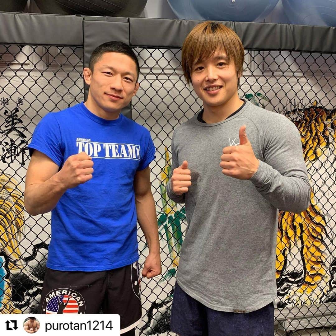 堀口恭司のインスタグラム：「YouTube コラボさせて頂きました @purotan1214  とても楽しかったです(^^)」