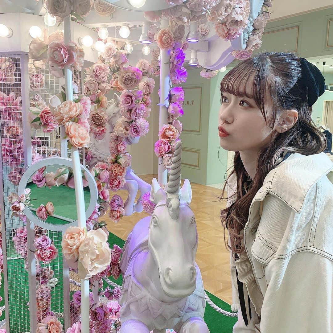 服部有菜さんのインスタグラム写真 - (服部有菜Instagram)「. お花好きなんだけど、バラが1番好き〜！ お母さんがバラ好きだから😌🥀 . . #rose #薔薇 #ハーフアップ」1月12日 23時32分 - yuna__0330.48