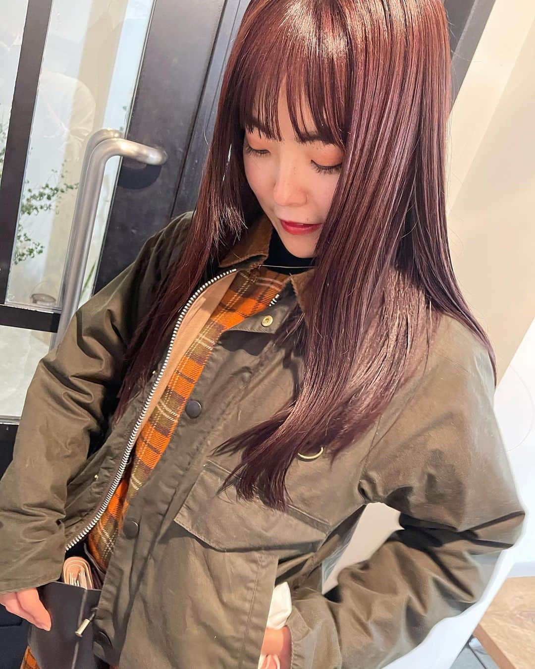 sakincho1028のインスタグラム：「つやっと﻿ ピンクヘアも人気です🌷﻿ #sakinchohair﻿ #hairarrange#hair#arrange#hairset#ヘアアレンジ#アレンジ#ヘアセット#豊橋#美容室#ヘアメイク#出張ヘアメイク#ヘアカラー#カラー#ピンクヘア」