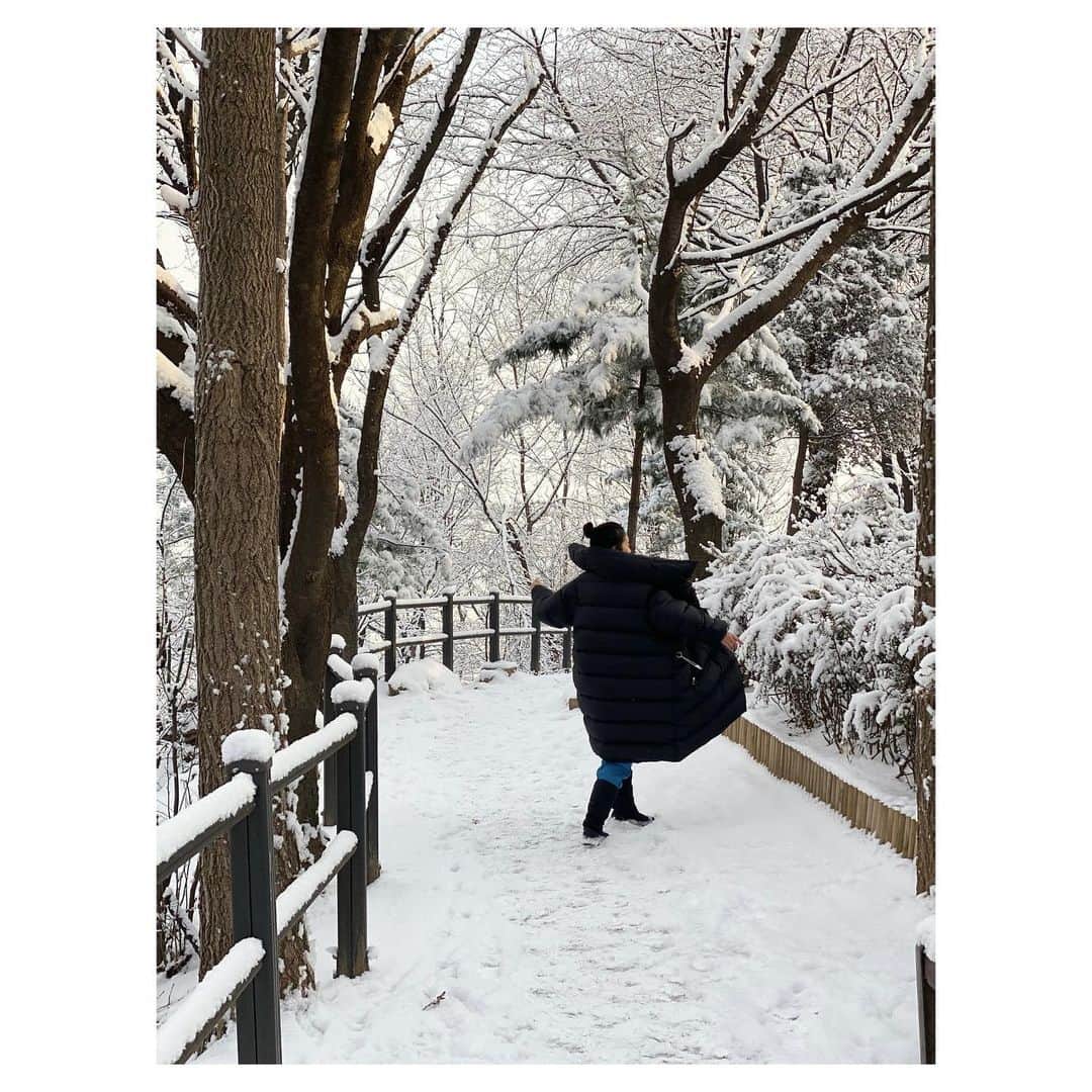 チョン・ヘヨンさんのインスタグラム写真 - (チョン・ヘヨンInstagram)「아침 산 사진 찍어 주는 남자^^」1月13日 10時21分 - hydrangea_garden