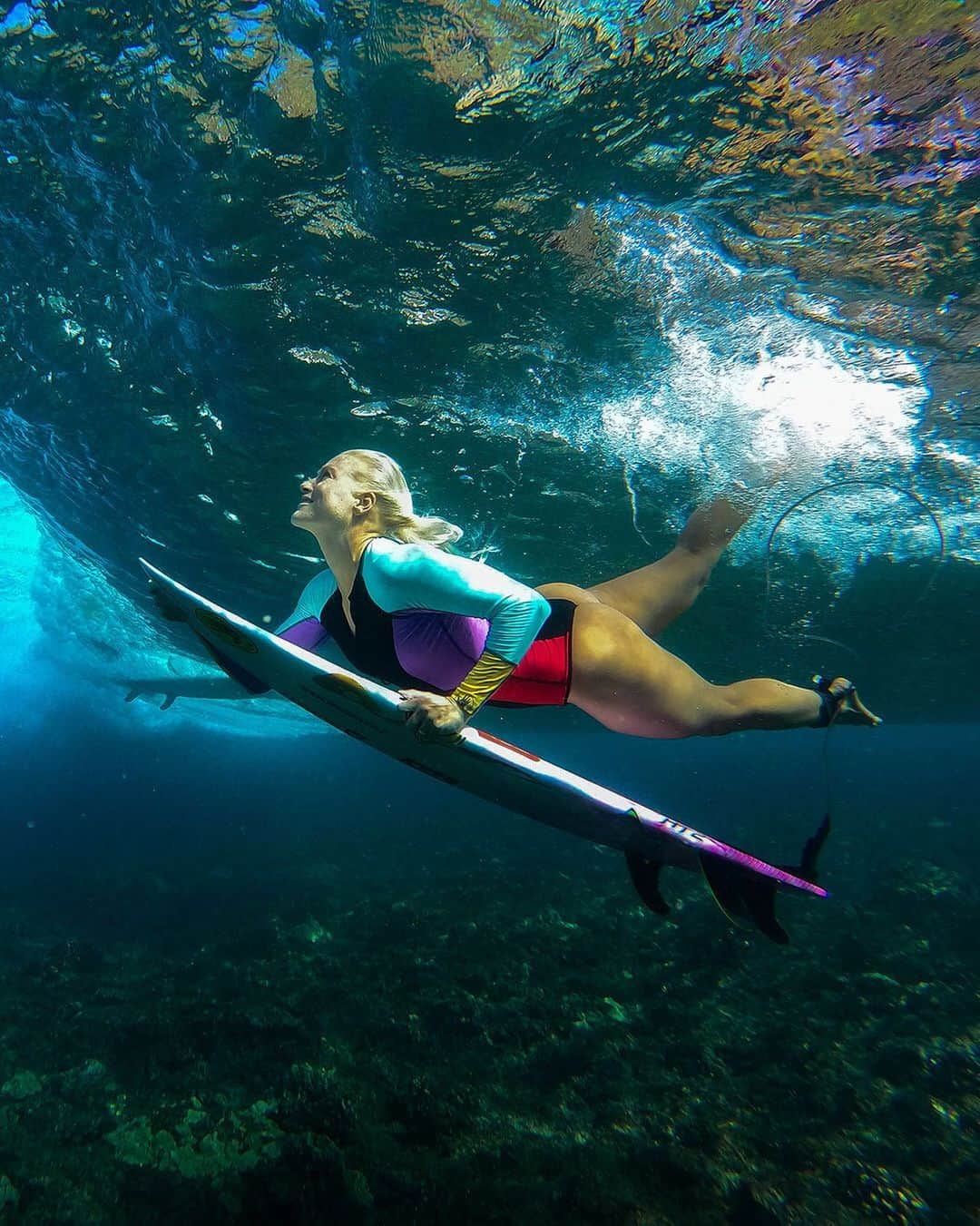 ボディーグローブさんのインスタグラム写真 - (ボディーグローブInstagram)「The best of both worlds! Fashion and function combined to deliver unrivaled watersports performance. Surf, swim, dive, sup, and more with confidence, style, and sun protection in our new women’s Paddle Suits. Available now at bodyglove.com @tatiwest  ~~ 📷 @gregsworld  #bodyglove #bodyglovegirl #allthingswater #tatiwest #gotati #paddlesuit #bikini #swimwear #paddlesuits #hybridswimwear #hybrid #confident #colorful #underwaterphotography #underwater #surfphotography #bodygloveswimwear #clearwater #coralreef #shallow #duckdive #duckdiving #girlswhosurf #surfergirl #prosurfer #longsleeveonepiece #upf50 #sunprotection #submerged #hawaii」1月13日 11時05分 - bodyglove