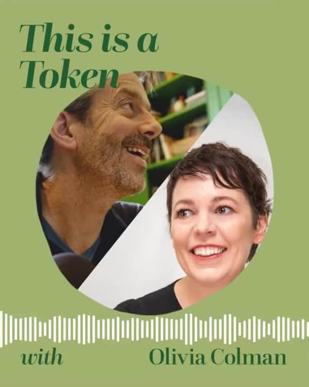 のインスタグラム：「This Is A Token with Alex Monroe🎙️ Episode 1 - Olivia Colman👑 (...and read on for a special giveaway!⭐ ) ⠀ ⠀ In our very first episode of 'This Is A Token' with Alex Monroe, the wonderful actor Olivia Colman, star of The Crown, The Favourite and so many other brilliant productions, joins Alex at his home in London for a chat about her most treasured pieces of jewellery and the stories connected to them.✨⠀ ⠀ Listen in, amongst the cups of tea and dogs playing in the background, as Alex and Olivia discuss secret engravings, the Crown jewels and how a beautiful aquamarine ring became a symbol of her marriage to husband Ed💎⠀ ⠀ Episode 1 now live!🎧 Click through our link in bio to listen and subscribe via your favourite podcast platform! ⠀  ❌Competition now closed - congratulations @jenjenhar ❌ ⠀ ⭐ PODCAST GIVEWAY⭐⠀ ⠀ To celebrate the launch of Alex's podcast, we are giving a £150 voucher to one lucky winner, to spend at alexmonroe.com! 🐝⠀ ⠀ All you have to do is:⠀ ⠀ ⭐ Like and comment on this post.⠀ ⭐ Share this post to your stories using the hashtag #ThisIsAToken⠀ ⠀ Competition closes midnight Friday 15th January. The lucky winner will be announced this weekend! 🐝」