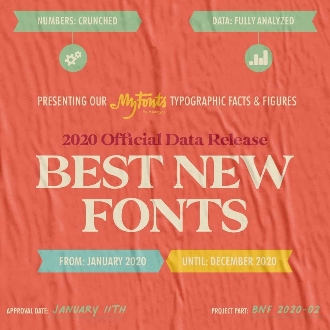 myfontsさんのインスタグラム写真 - (myfontsInstagram)「It’s day 2 of our #BestNewFonts2020 sale, and we have up to 65% discounts on some of the most popular new #fonts of the past year. You may have already picked up a few of these for a project – but if you were putting any others off, now is the time to buy: https://bit.ly/39ilba8」1月13日 3時14分 - myfonts