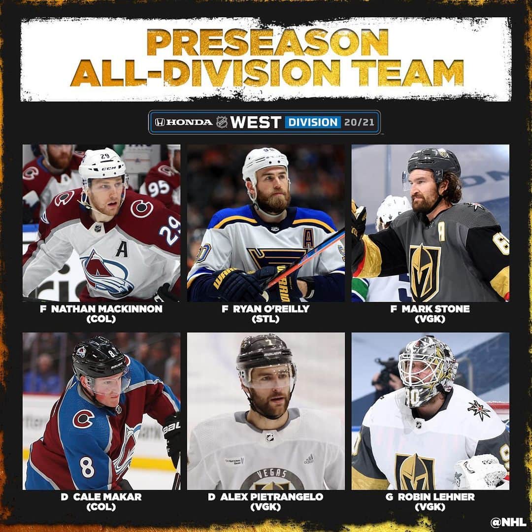 NHLさんのインスタグラム写真 - (NHLInstagram)「The results are in! Here are the 2020-21 Preseason #NHLAllDivision teams as selected by you, the fans. Which squad are you taking?」1月13日 4時06分 - nhl