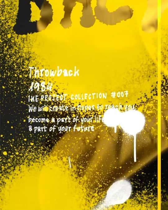 のインスタグラム：「@i_k_e_project Collection #007 [ THROWBACK 1984 ]  オーダー受付終了まであと3日 ! 2021年 1月15日（金）23:59:59 まで !  nil-ike.com  #ike #i_k_e #i_k_e_spyair #ike007 #tb1984 #1984 #throwback1984 #アイケーイー」