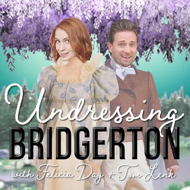フェリシア・デイのインスタグラム：「Undressing Bridgerton episode 1 is up on podcast providers everywhere! Play this movie, @tommylenk did a great job animating it haha」