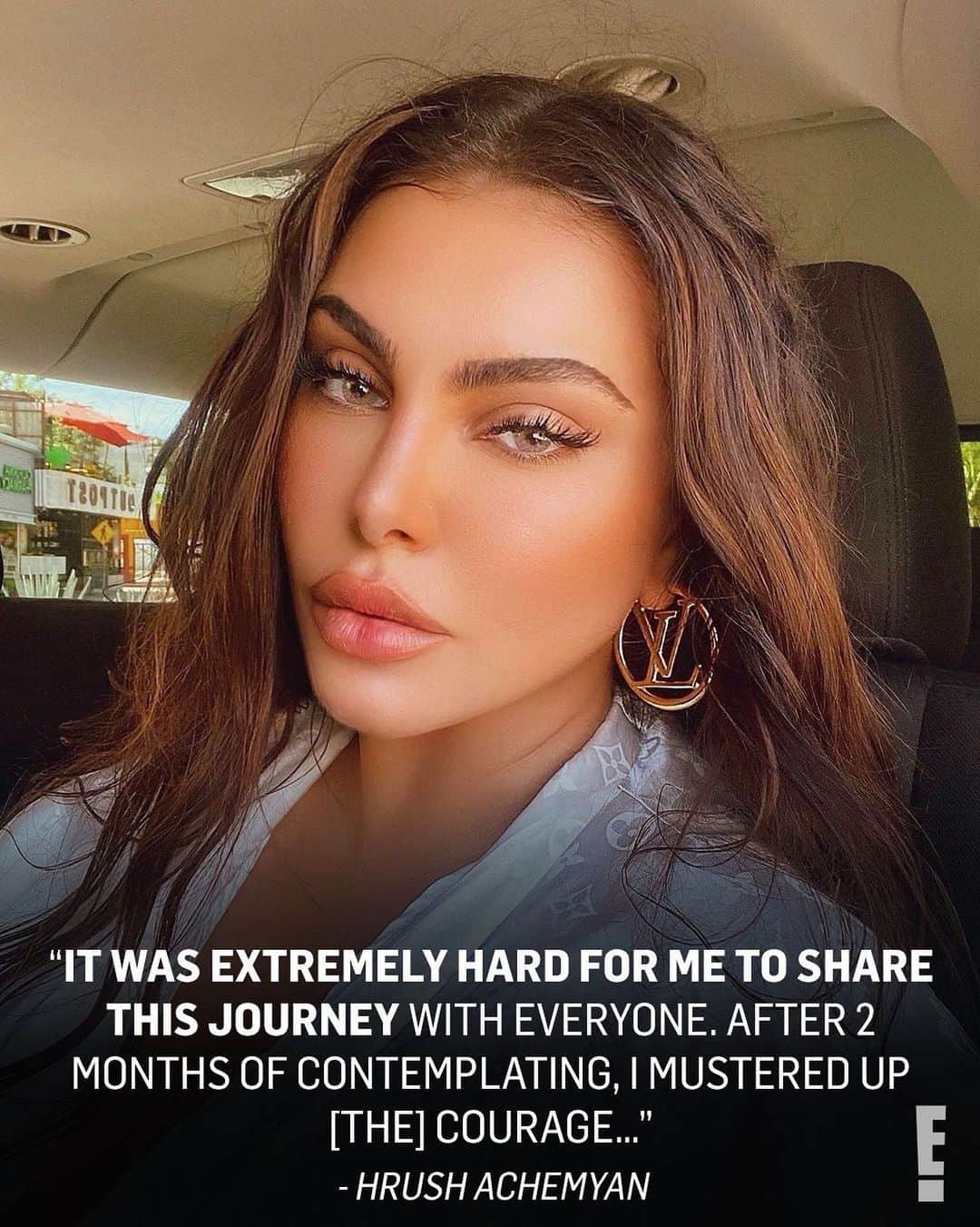 E! Onlineさんのインスタグラム写真 - (E! OnlineInstagram)「Makeup artist Hrush Achemyan, known for her work with the Kardashians, opened up to fans about her recent cancer diagnosis after some started assuming she was pregnant. She documented her emotional health journey at the link in our bio. (📷: Instagram)」1月13日 6時16分 - enews