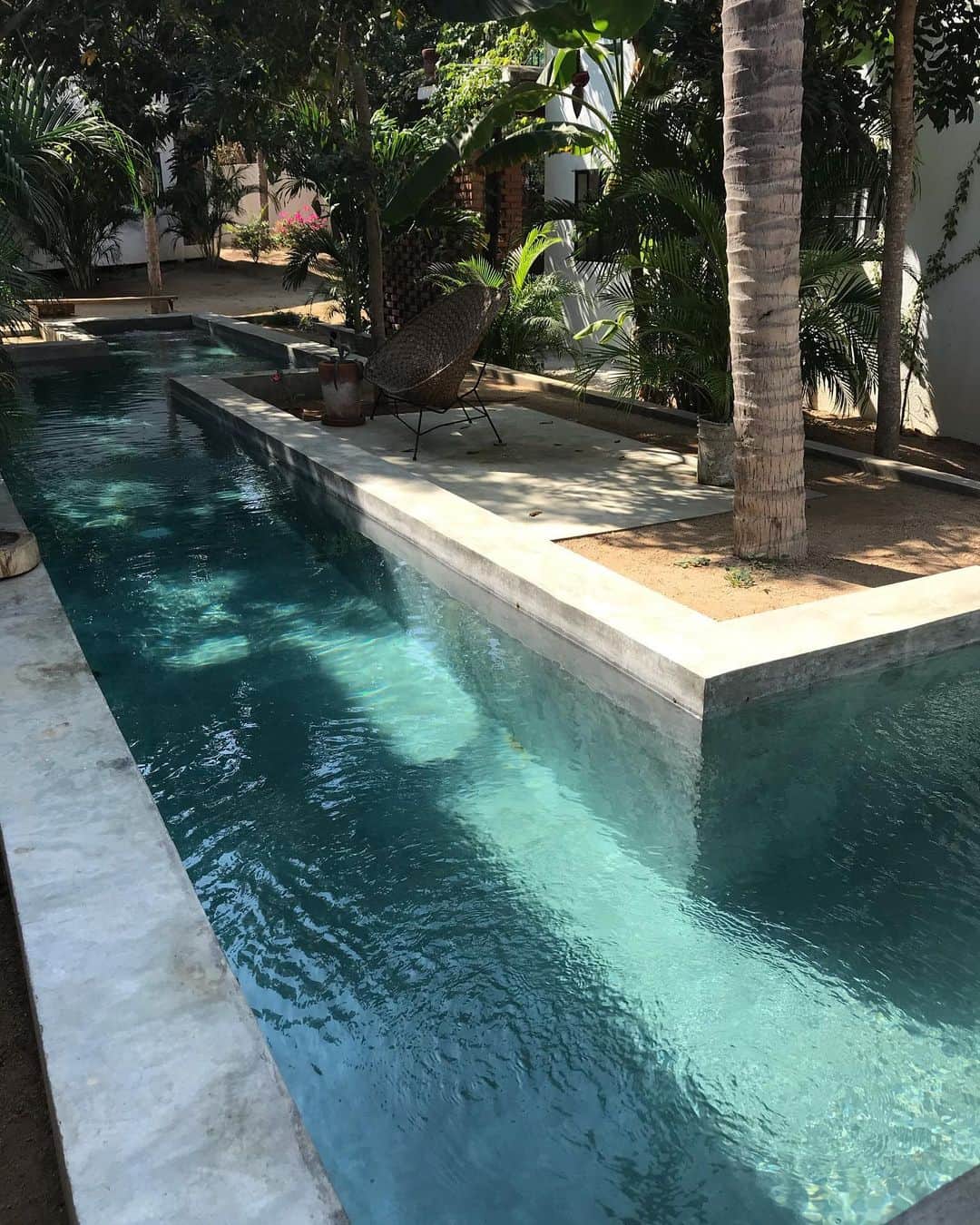 トームさんのインスタグラム写真 - (トームInstagram)「The pool behind @mezcalgotagorda at @soiree_mx #Zipolite #Oaxaca」1月13日 6時54分 - tomenyc
