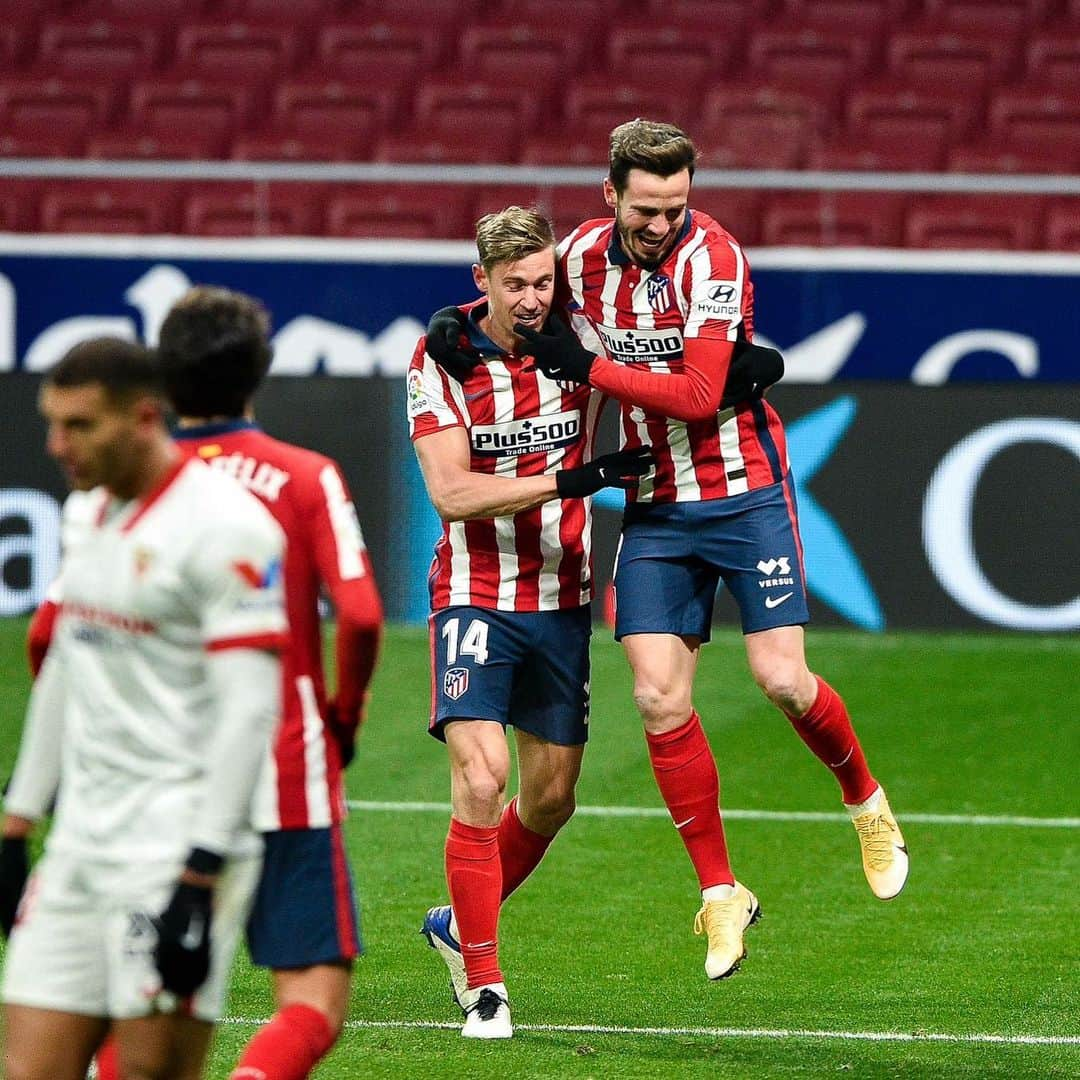 アトレティコ・マドリードさんのインスタグラム写真 - (アトレティコ・マドリードInstagram)「🤩😀  🔴⚪ #AúpaAtleti ⚽#AtletiSevillaFC」1月13日 7時45分 - atleticodemadrid