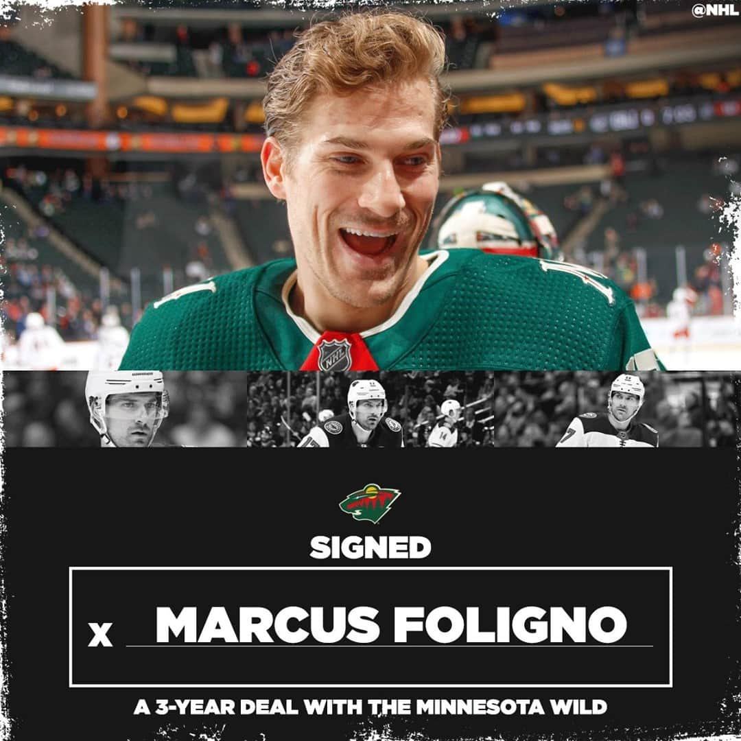 NHLさんのインスタグラム写真 - (NHLInstagram)「Three more seasons for @marcusfoligno17 with the @minnesotawild!」1月13日 8時15分 - nhl