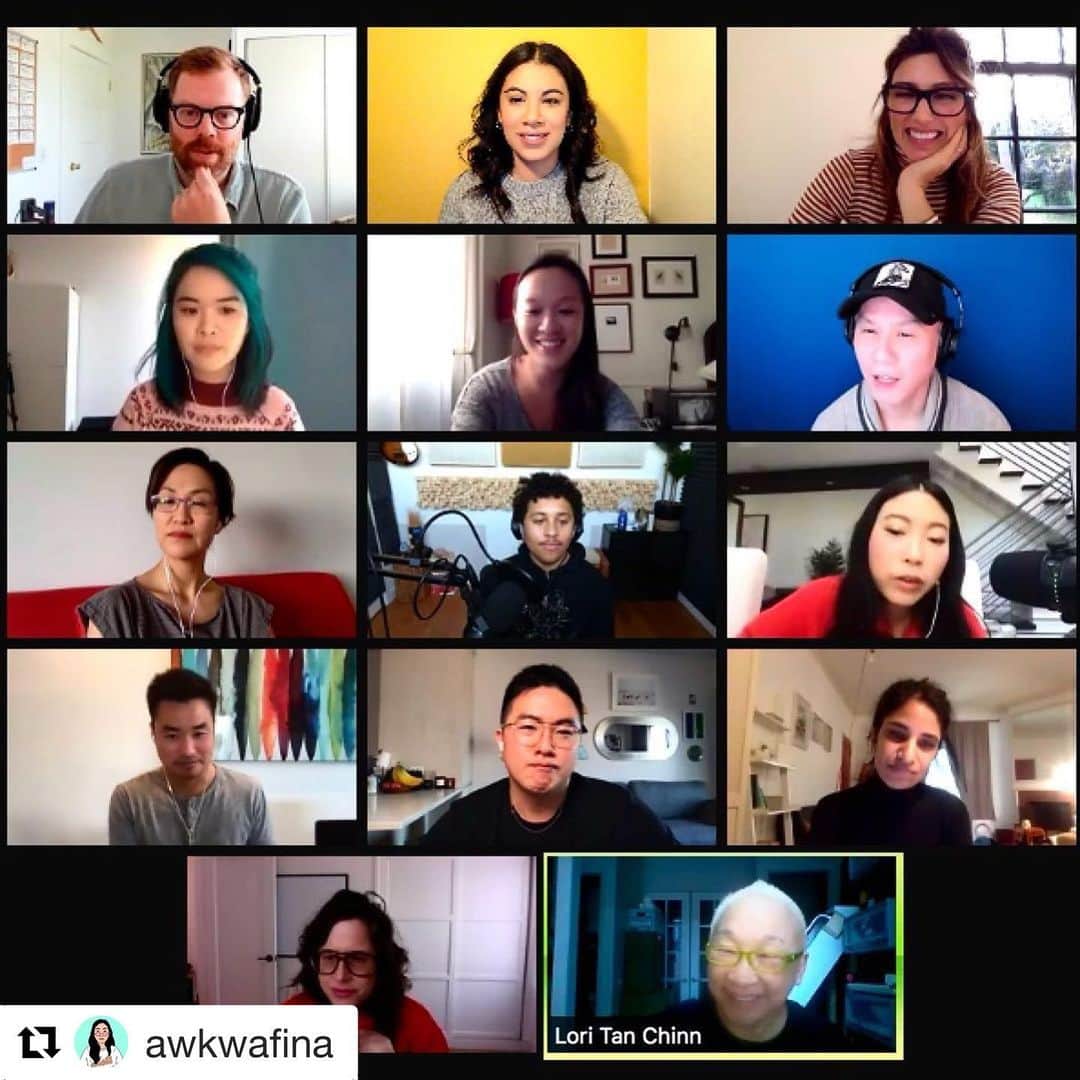 ジェニファー・エスポジートのインスタグラム：「Nice to laugh with this incredibly talented group in such a crazy times.  More of this pls.   Repost @awkwafina with @get_repost ・・・ I didn’t know how a virtual table read would go, bc doing it in person is always special. But man was this a ball. I’m so grateful for everyone who came on. It was so amazing to see them. Season 2 - lehgoooo @norafromqueens @comedycentral」