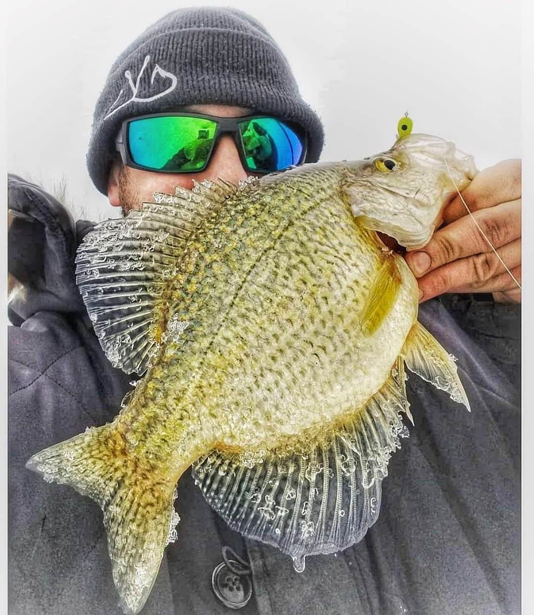 Filthy Anglers™のインスタグラム：「Lots of folks having crappie weeks including @anthonykayakfishing. We are seeing a lot of these aggressive panfish as of late with the colder water temps. Speaking of, how many of you catch to cook with freshwater fish? Comment below we are curious. Congrats Anthony you are Certified Filthy www.filthyanglers.com #fishing #bassfishing #angler #bassfishing #teamfilthy #fish #hunt #outdoors #icefishing #monsterbass #crappie #ice #bassmaster」