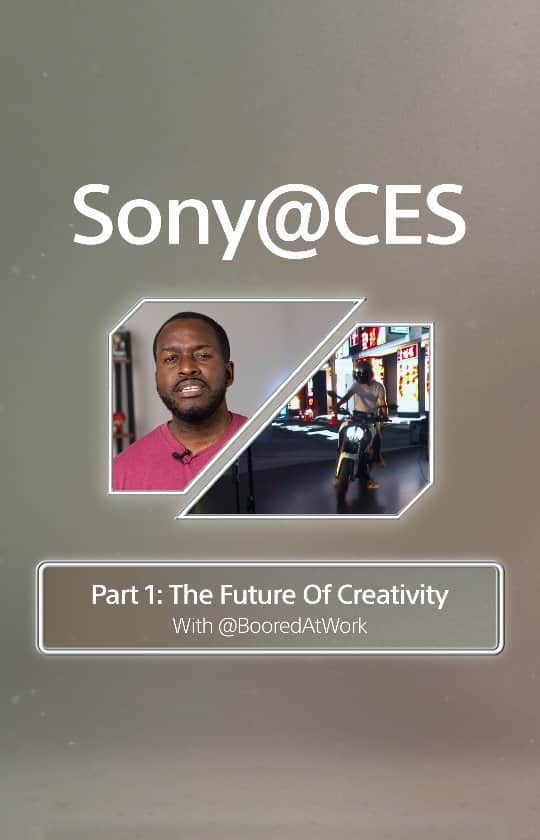 のインスタグラム：「In Part 1 of Sony@CES Thunder E AKA @Booredatwork explores Madison Beer's Immersive Reality Concert Experience, Virtual Production and 360 Reality Audio Creative Suite. See all the news from Sony at CES 2021. #SonyCES  http://bit.ly/SonySquareShow1」