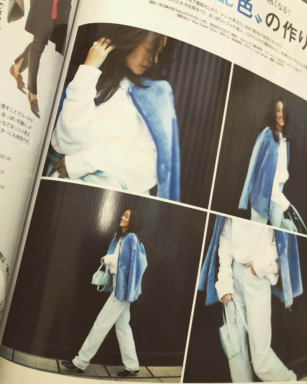 大桑マイミのインスタグラム：「冬映え配色　で　気分あげ。 ♡♡♡♡♡♡♡♡♡♡♡♡  今日はどんな服を着ようかな。 着る服で気分をつくる  @veryweb.jp  ２月号🤍」