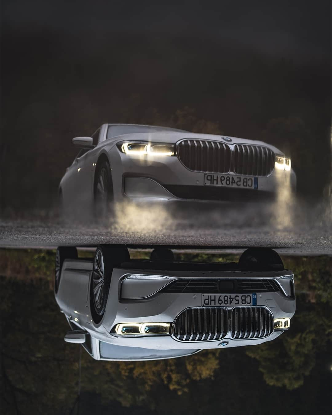 BMWさんのインスタグラム写真 - (BMWInstagram)「Ain't no rain getting in my way. The BMW 7 Series Sedan.  #THE7 #BMW #7Series #BMWrepost @surrealmediaa __ BMW 745Le xDrive Sedan: Energy consumption in kWh/100 km (combined): 16.2–15.8. Fuel consumption in l/100 km (combined): 2.5–2.3. CO2 emissions in g/km (combined): 57–52. Further information: www.bmw.com/disclaimer.  	 Acceleration (0-100 km/h): 5.1 s.」12月20日 18時30分 - bmw