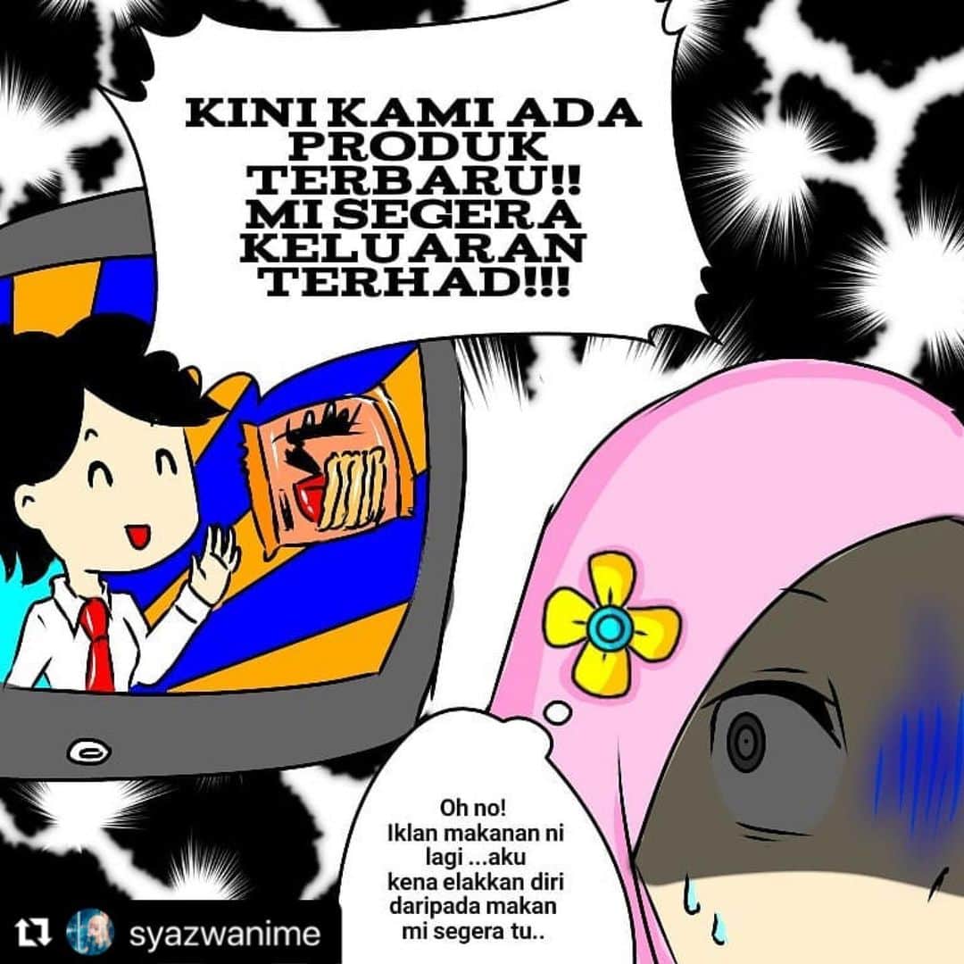 Koleksi Komik Malaysiaさんのインスタグラム写真 - (Koleksi Komik MalaysiaInstagram)「#Repost @syazwanime with @make_repost ・・・ Azam tahun baru 😤😤 Kecundang 😓😓」12月20日 18時27分 - tokkmungg_exclusive