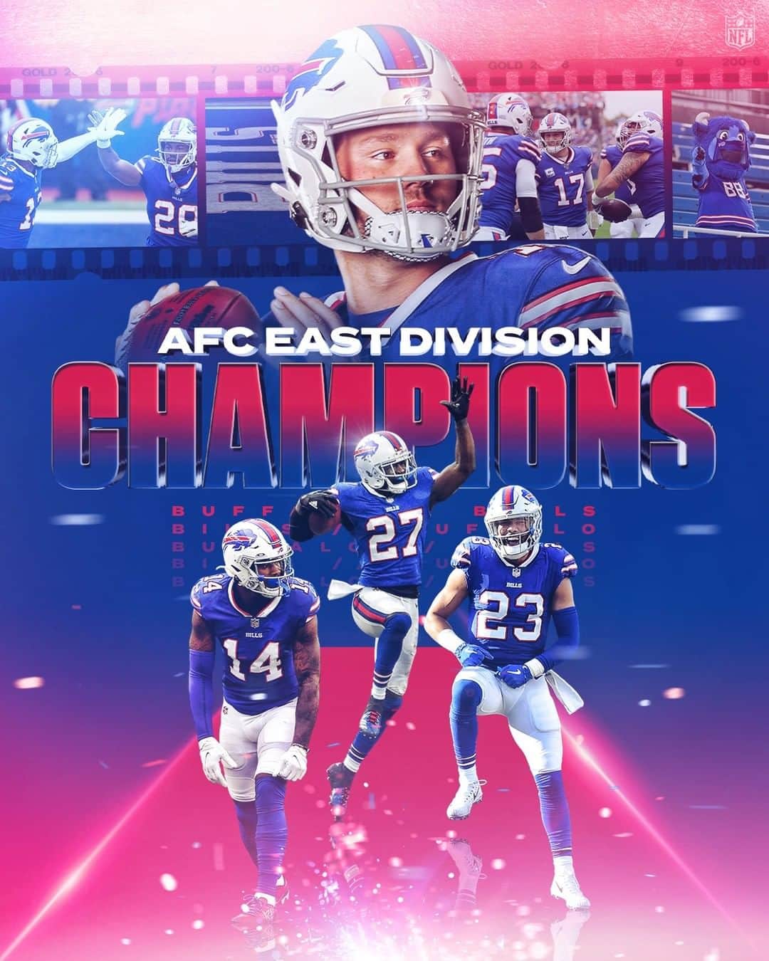 NFLさんのインスタグラム写真 - (NFLInstagram)「For the first time in 25 years, the @buffalobills are AFC East Champions!」12月20日 9時54分 - nfl