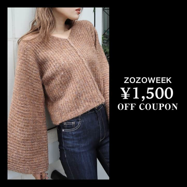 EMODAさんのインスタグラム写真 - (EMODAInstagram)「ㅤㅤㅤ ＼＼ZOZOTOWN￥1,500OFF COUPON❤／／ ㅤㅤㅤ  #ワイドスリーブショートニット (GRY,BRN,KHK,BLU) 本日クーポンご利用×タイムセールでㅤㅤㅤ ￥5,991(tax'in)→【￥3,496(tax'in)】  その他アイテムも本日なら1,500円OFFに‼ タイムセールも同時開催❣️ ㅤㅤㅤ #ZOZOTOWN 限定のお得な1日🎉  この機会をお見逃しなく🙌  期間🕛：12/20(SUN) 0:00～23:59  ㅤㅤㅤ TOPのURLからチェック✔ ㅤㅤㅤ #EMODA」12月20日 12時00分 - emoda_official