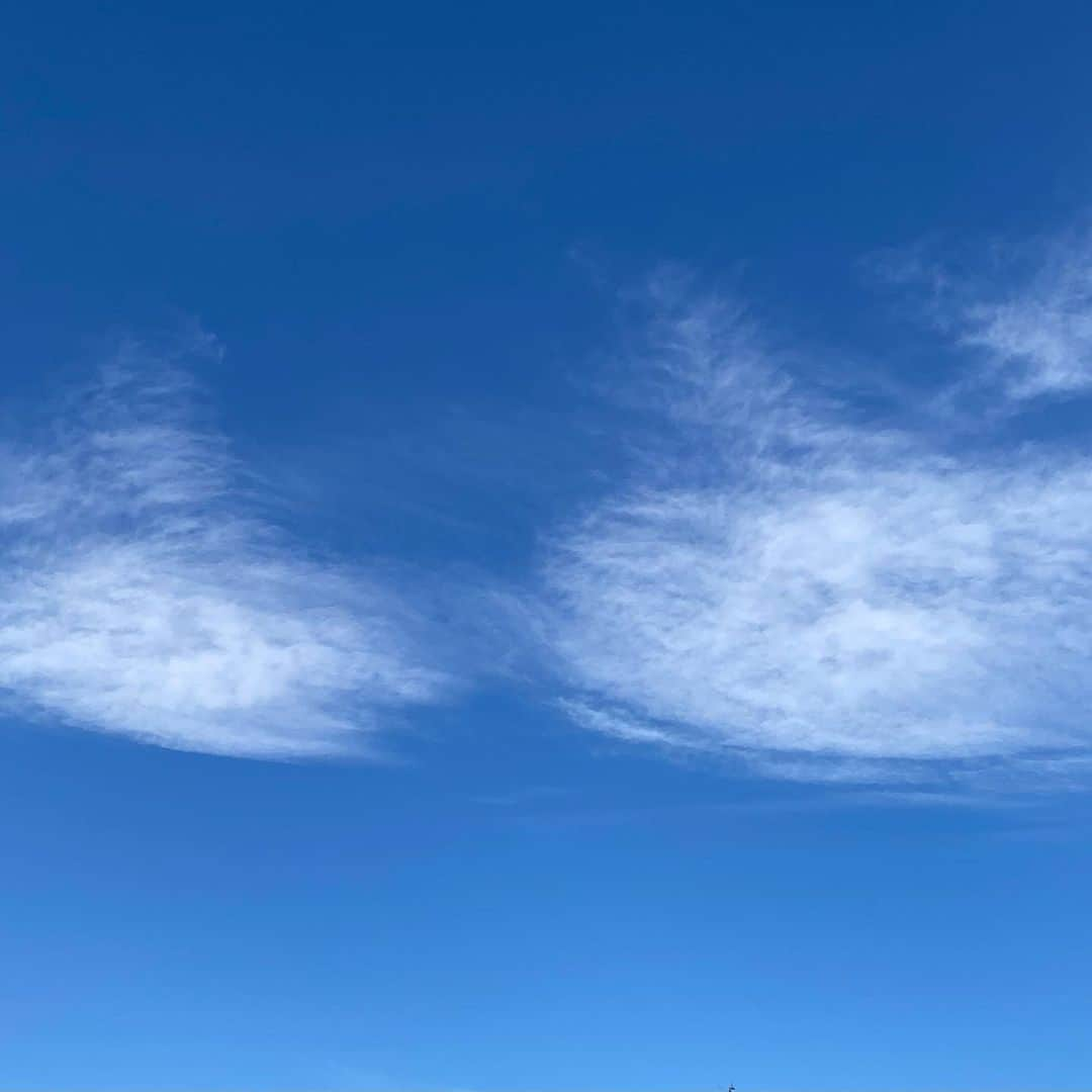 石榑亜紀子のインスタグラム：「風冷たいけど、 ランニングは気持ちいい☁️  きょうは7.6キロ🏃‍♀️💨 360キロカロリー消費 小さいケーキ1個分か…🍰  クリスマス頃にかけて 徐々に暖かくなりそうですよ🎄🎅🎂  #青空 #ラン #ランニング #ランニング好きな人と繋がりたい  #ランニング女子 #ダイエット #きょうの空 #心の浄化 #空が好きな人と繋がりたい #ランナー #ランニング部  #run #running #nrc #走る気象予報士 #アスリートフードマイスター2級  #🏃‍♀️ #ランスタグラム」