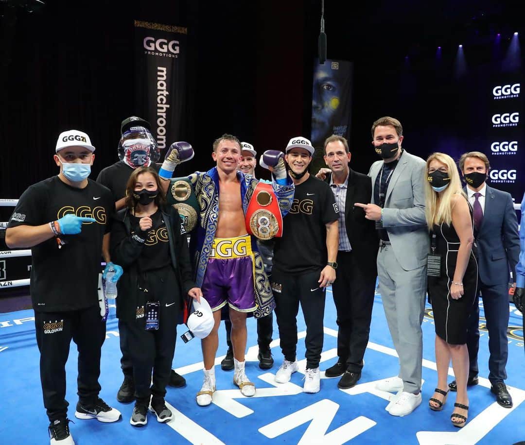 ゲンナジー・ゴロフキンさんのインスタグラム写真 - (ゲンナジー・ゴロフキンInstagram)「Teamwork 💪🏻 #teamGGG」12月20日 13時23分 - gggboxing