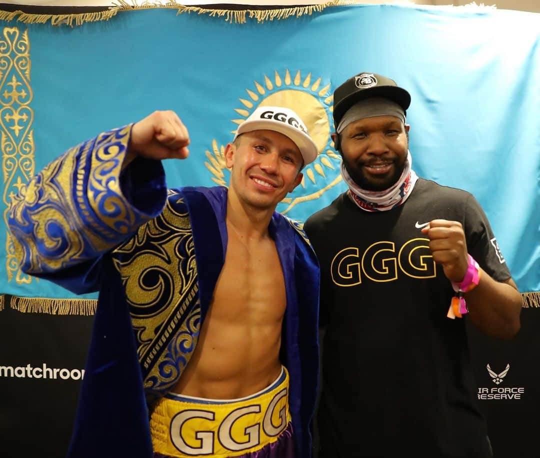 ゲンナジー・ゴロフキンさんのインスタグラム写真 - (ゲンナジー・ゴロフキンInstagram)「Teamwork 💪🏻 #teamGGG」12月20日 13時23分 - gggboxing