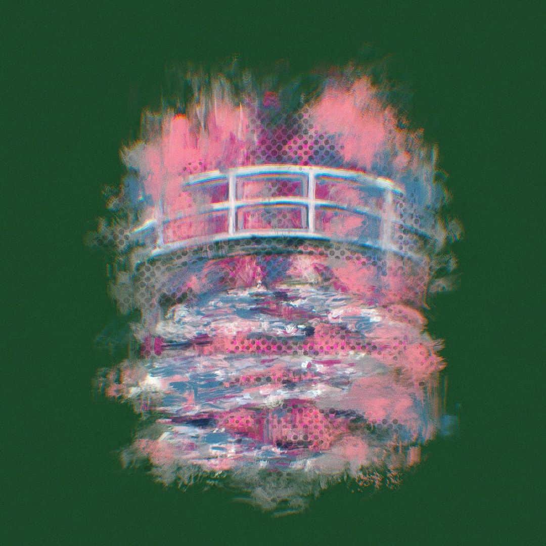 のインスタグラム：「#睡蓮と日本の橋 #モネ #Monet」