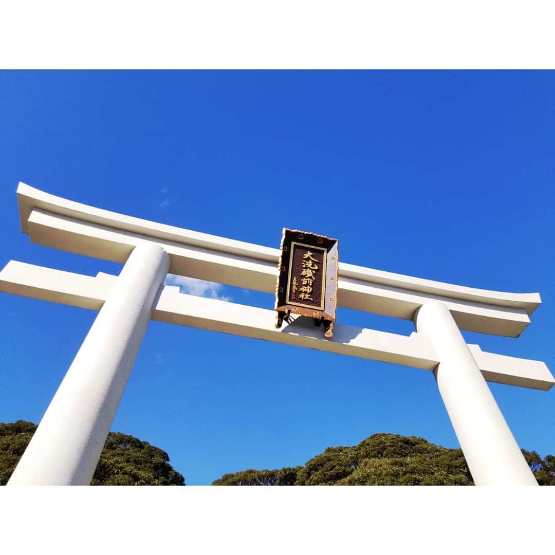 花柳凜のインスタグラム：「#大洗磯前神社 #oaraiisosakishrine」
