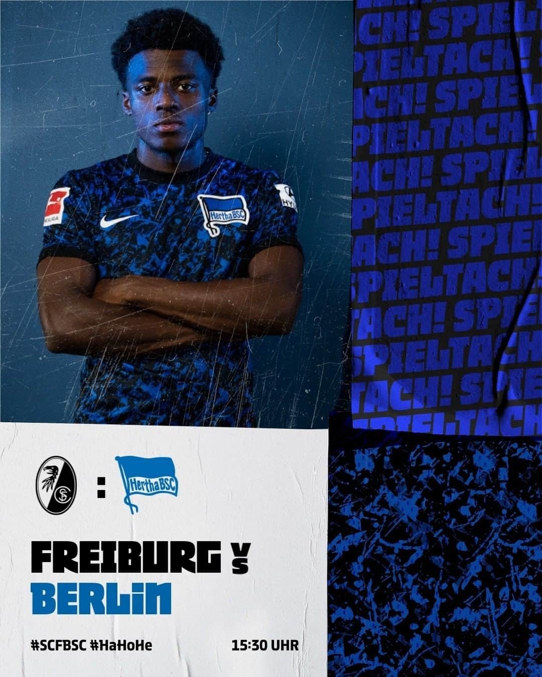 ヘルタ・ベルリンのインスタグラム：「Ein letztes Mal in diesem Jahr: Spieltach! 🔵⚪️ . . #SCFBSC #HaHoHe #herthabsc」