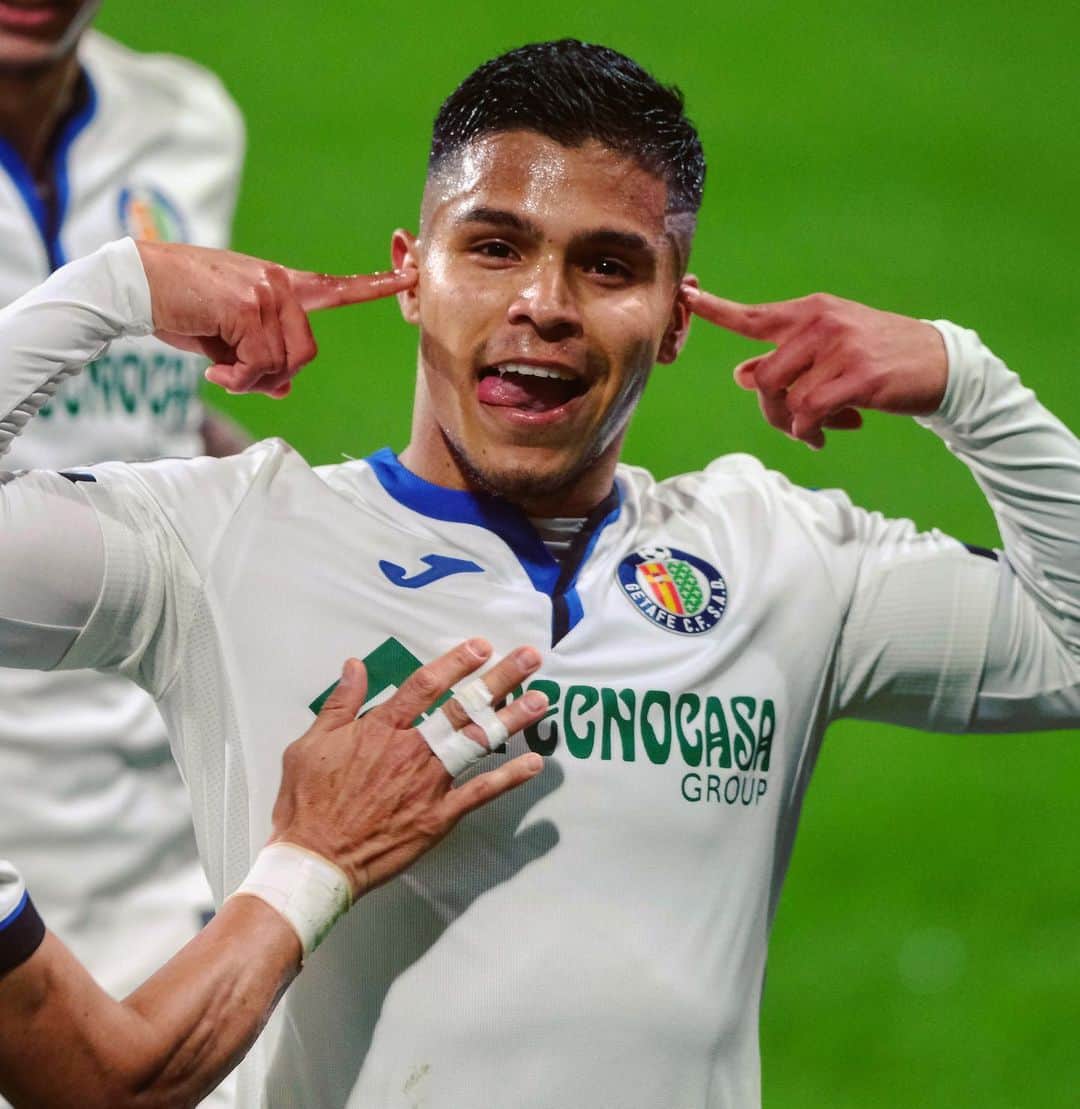 のインスタグラム：「👉🤪👈  #Cucho #Getafe #Goal #LaLiga #LaLigaSantander」