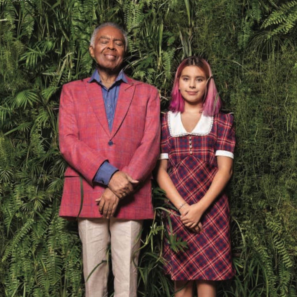 Preta Gilのインスタグラム：「Dois amores meus !!! @gilbertogil @florgildemasi meu coração não aguenta de tanto amor !!! #familiagil」