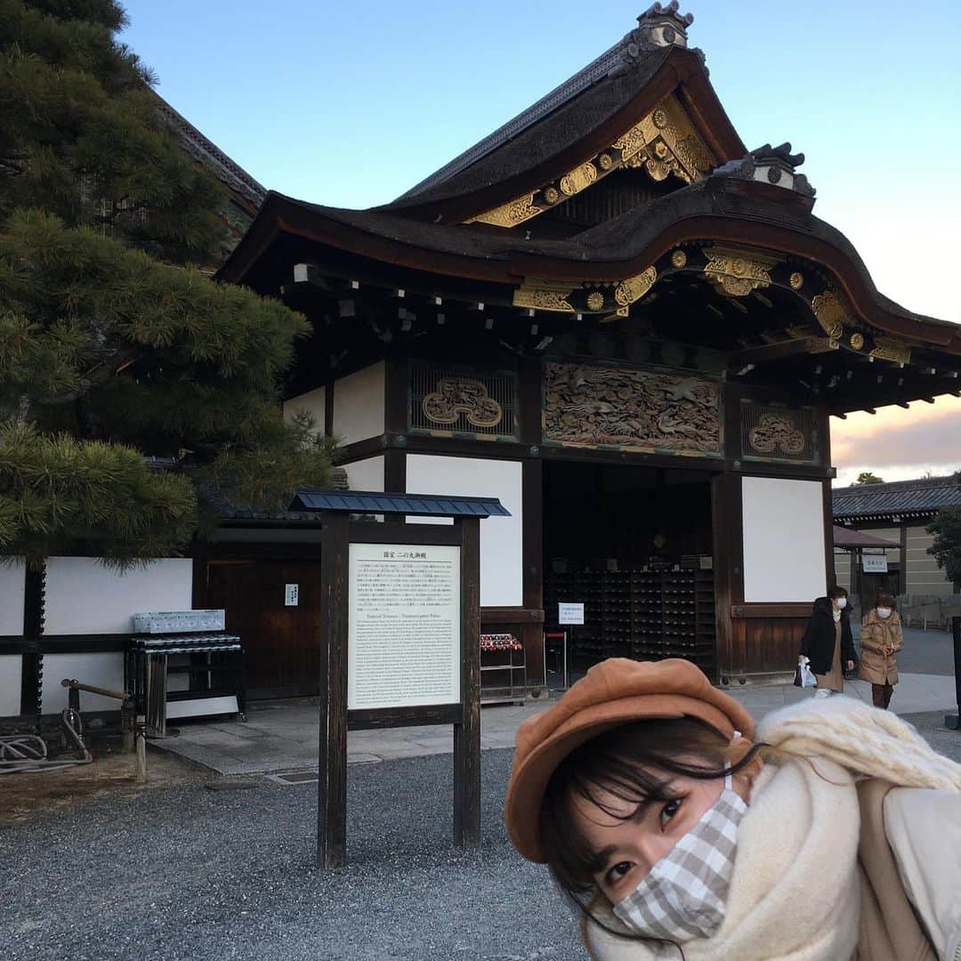 横道侑里のインスタグラム：「#二条城 いってきた！！」