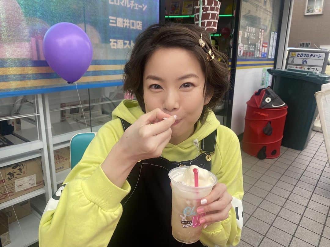 野村麻純のインスタグラム：「🌬🍨🍹 何味でしょうっか！ #25歳イマドキ独身女がマッチングアプリをやってみた結果日記 #paravi」