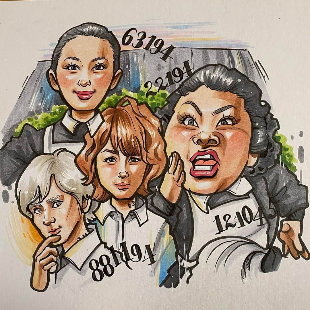 似顔絵★𝗚𝗢𝗥𝗜𝗞𝗜𝗡𝗚のインスタグラム：「.  昨晩描いていたのは、 最近アニメ版を深夜放送していた、 約束のネバーランド、実写版❤️❤️  . . もうキャスト見た時、 やば。みんな、はまりすぎ😀💕って大興奮🤣❤️  人数は、ぎゅっと絞りすぎたけど 描いてみました❤️ レイがいないけど突っ込まないでーーー🙏w  映画館行きたいーーーー🔥🔥🔥🔥 . .  . @yakuneba_movie  @itagakirihito_official  @watanabenaomi703  . . #約束のネバーランド  #約ネバ  ❌❌現在は、予約受付終了してます❌❌ 。 . . .  2020年度ご予約のお客✨ 現在145番までの方へ案内中です🌟✨💕 DMの確認いただきgmailへ返信宜しくお願い致します🙇‍♀️🌟✨✨ . . . .  次回の予約応募は、2020年のご予約分を書き終える予定の 来年春から夏頃の、、、予定です。 ※あくまでも予定なので前後します🙇‍♀️ . . . .  オーダー再開の際には 人数制限あるため必ず予約ができるわけではございません。 そのことも踏まえた上で 次回ご検討いただけると嬉しいです(^^) . . また、結婚式の使用を考えてくださる方も多いです✨  前々からお伝えしていますが、 基本的に予約順に対応しているため、 近々の納期を希望される方は、 対応できないこともあるので、 あらかじめご了承ください💦 . . . . . ※今回予約が取れた方へ※ . .  写真がまだ用意できてない、入金が遅れそうなど、状況により、順番が前後することもございます‼️ あらかじめご了承ください。 。 . . . また、芸能人、キャラクターのオーダー、パロディ風オーダーはお断りしています。  芸能人については、ご本人様に直接プレゼントなどはOKです。 . . . . . . 💰料金表は過去投稿記事みてね❤💰 . . . . . ➡️ハッシュタグ⇨ goriking117料金表2019⬅️ . . ✨✨✨✨✨✨✨✨✨✨✨✨✨✨✨✨ @by.goriking のアカウントでは、 過去書かせて頂いたお客様方からの、 似顔絵のその後のお写真をいただき、 投稿しております^ - ^❤️❤️ 玄関に飾ってある似顔絵、 渡した瞬間のお写真、 ご本人とのお写真などなど💕 いろんな場面でのお写真お待ちしております^ - ^✨⭐️ . . . .  #似顔絵#pencildrawing#drawing#pencil#illust#painting#art#artwork#絵描きさんと繋がりたい#似顔絵師#gorikingの似顔絵屋さん#thepromisedneverland #thepromisedneverlandnorman#thepromisedneverlandemma#エマ#ノーマン#イザベラ#クローネ#映画#漫画#渡辺直美#北川景子#浜辺美波#comicart#anime#animeart#comicartist#animejapan」