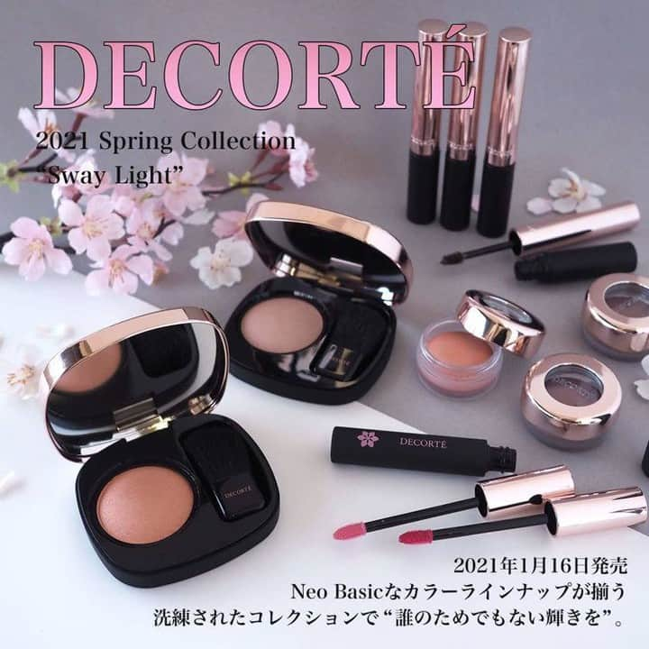 FAVOR【フェイバー】さんのインスタグラム写真 - (FAVOR【フェイバー】Instagram)「2021年1月16日限定発売♡ DECORTÉ 2021 Spring Collection　“Sway Light”  Neo Basicなカラーラインナップが揃う、DECORTÉ(コスメデコルテ)の春コレクション💕  大人気アイテムの新色に加え、コントゥアリング発想のアイブロウマスカラが新作として登場します！  ☑️DECORTÉ / アイグロウ ジェム 新3色 各2,700円(税抜)  ☑️DECORTÉ / パウダーブラッシュ 新5色 各5,000円(税抜)  ☑️DECORTÉ / ティント リップグロス 新4色 各2,700円(税抜)  ☑️DECORTÉ / ブロウ スタイリングクリーム 全4色 各3,000円(税抜)  #decorte ##decorté #コスデコ #コスメデコルテ #SwayLight #春コレクション #新作コスメ #春コレ #アイグロウジェム #パウダーブラッシュ #ティントリップグロス #ブロウスタイリングクリーム #春コスメ #デパコス #アイシャドウ #アイシャドー #チーク #ティント #ティントリップ #アイブロウ #スウォッチ #コスメ好きさんと繋がりたい #コスメ好きな人と繋がりたい」12月20日 21時00分 - favor_official