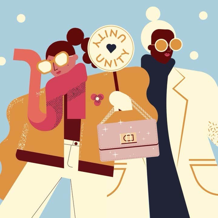 のインスタグラム：「We are all encouraged to take action for risining awareness around solidarity and community bonds. Are you on it?  #thefurlasociety #furlafeeling #newcollection #furla #accessories #fashion"#furlaofftopic」