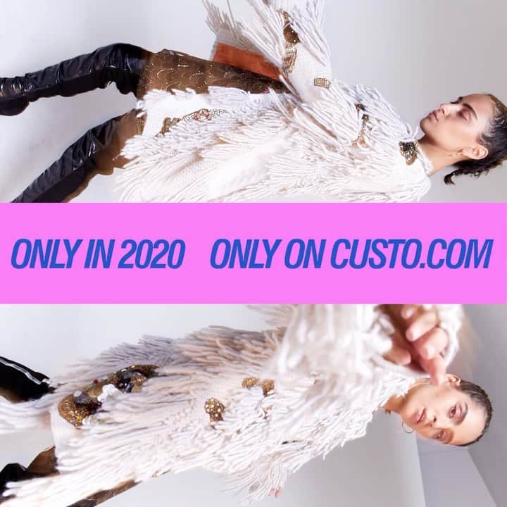 のインスタグラム：「You dared.   This is a made-to-order piece. Available only through our sales reps on sales@custo.com」