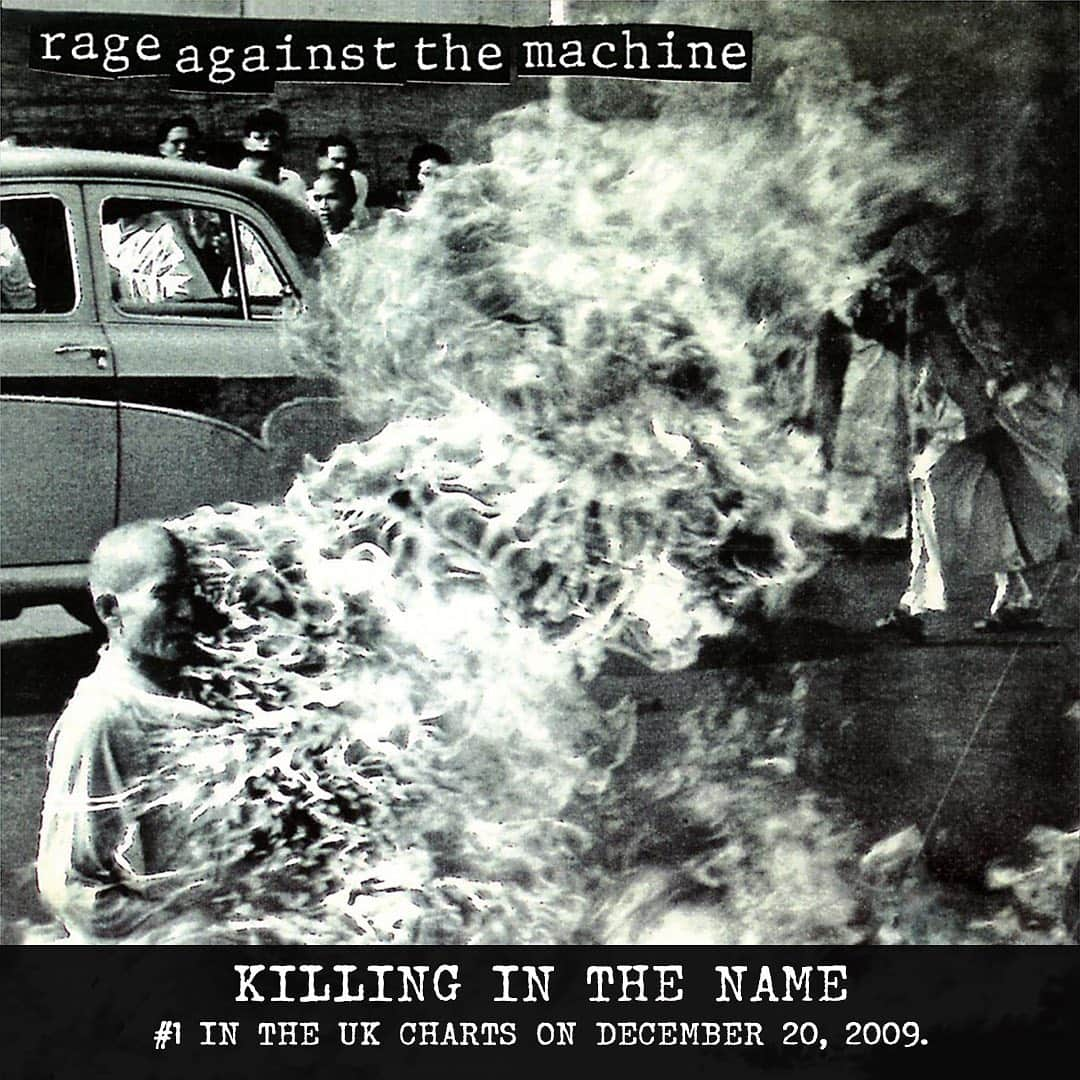 RAGE AGAINST THE MACHINEさんのインスタグラム写真 - (RAGE AGAINST THE MACHINEInstagram)「Killing In The Name #1 in the UK charts / December 20th, 2009. 17 years after its initial release.」12月21日 2時02分 - rageagainstthemachine