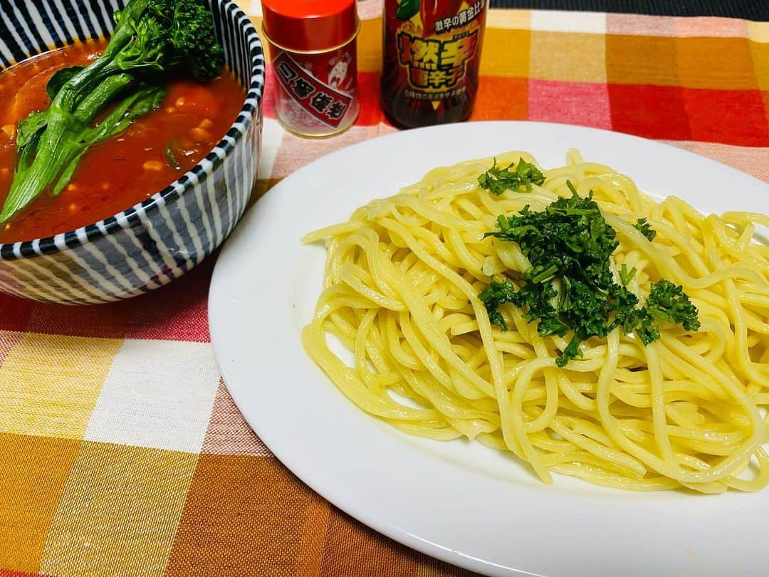 川崎麻世さんのインスタグラム写真 - (川崎麻世Instagram)「麻世のお家ごはん🏠  つけ麺ナポリタン🍝  静岡発祥のご当地グルメであるそうだけど、食べたことはないのですが、今回は麻世流に作ってみました。 パスタは低糖質麺を使用しましたよ。 これは美味かった😊  #つけナポリタン #つけ麺ナポリタン #パスタ好きな人と繋がりたい  #静岡発祥グルメ #低糖質麺 #川﨑麻世 #川崎麻世」12月21日 2時16分 - mayokawasaki