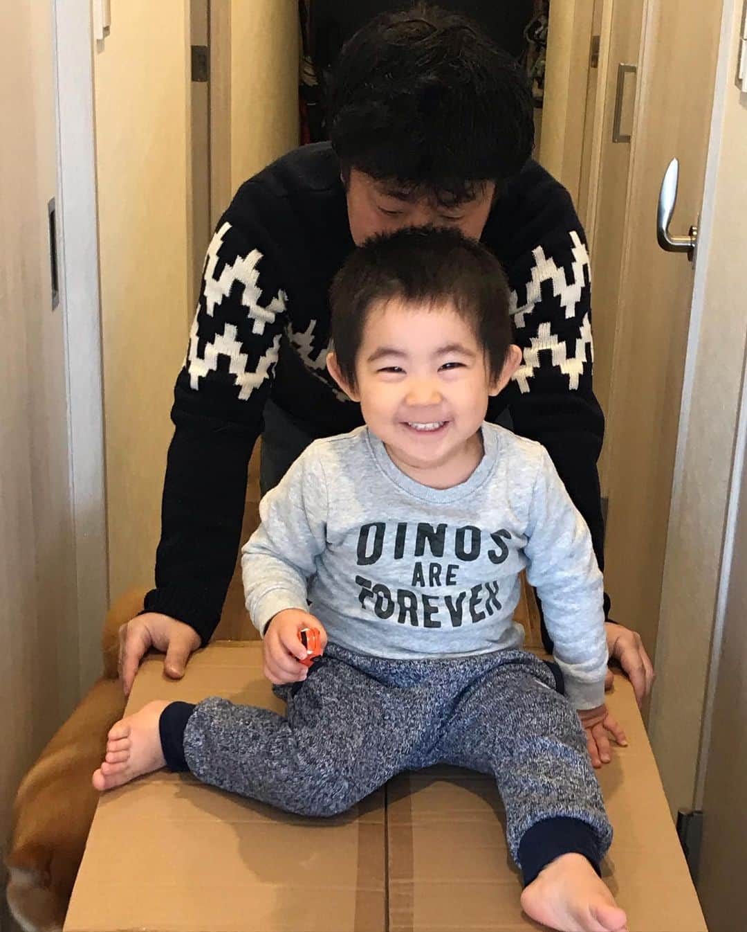 高橋みゆきのインスタグラム：「心ノ祐元気です❣️本当元気が1番だ🥺」