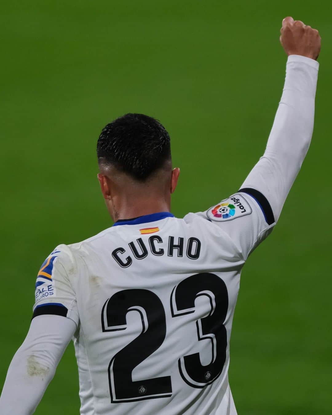 のインスタグラム：「💙 @cuchohernandez10 is PASSION! 🇨🇴 • 🇨🇴 ¡#Cucho es PURA PASIÓN! 💙  • #Getafe #LaLiga #LaLigaSantander #Football #YouHaveToLiveIt #HayQueVivirla」