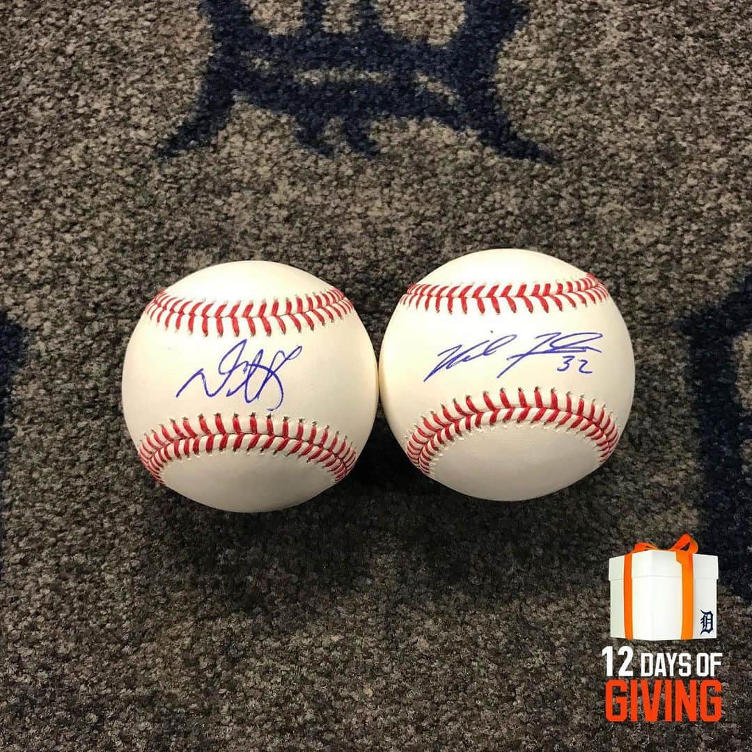 デトロイト・タイガースさんのインスタグラム写真 - (デトロイト・タイガースInstagram)「Tag a friend and you both could win one of these @fulmer32 and @danielnorris18 autographed baseballs!」12月21日 4時32分 - tigers