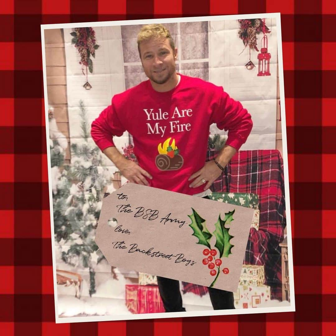 backstreetboysさんのインスタグラム写真 - (backstreetboysInstagram)「The shirt says it all 😉 Merry Christmas!! ❤️ Love, Kevin, AJ, Brian, Nick, and Howie」12月21日 4時46分 - backstreetboys