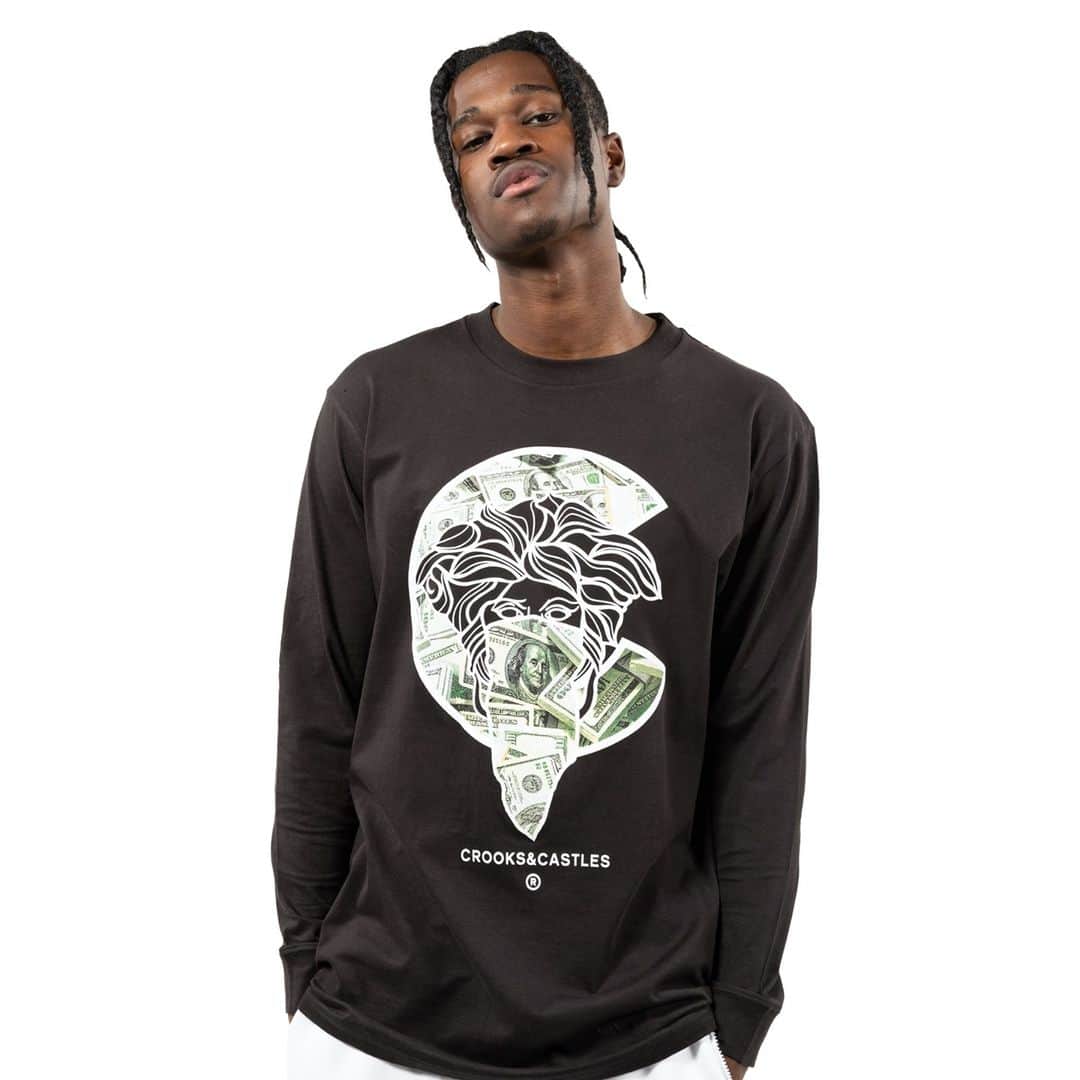Crooks & Castlesのインスタグラム：「One of the best sellers from our Holiday drop. #bandito #cstc #cantstopthecrooks #money #crooksncastles」