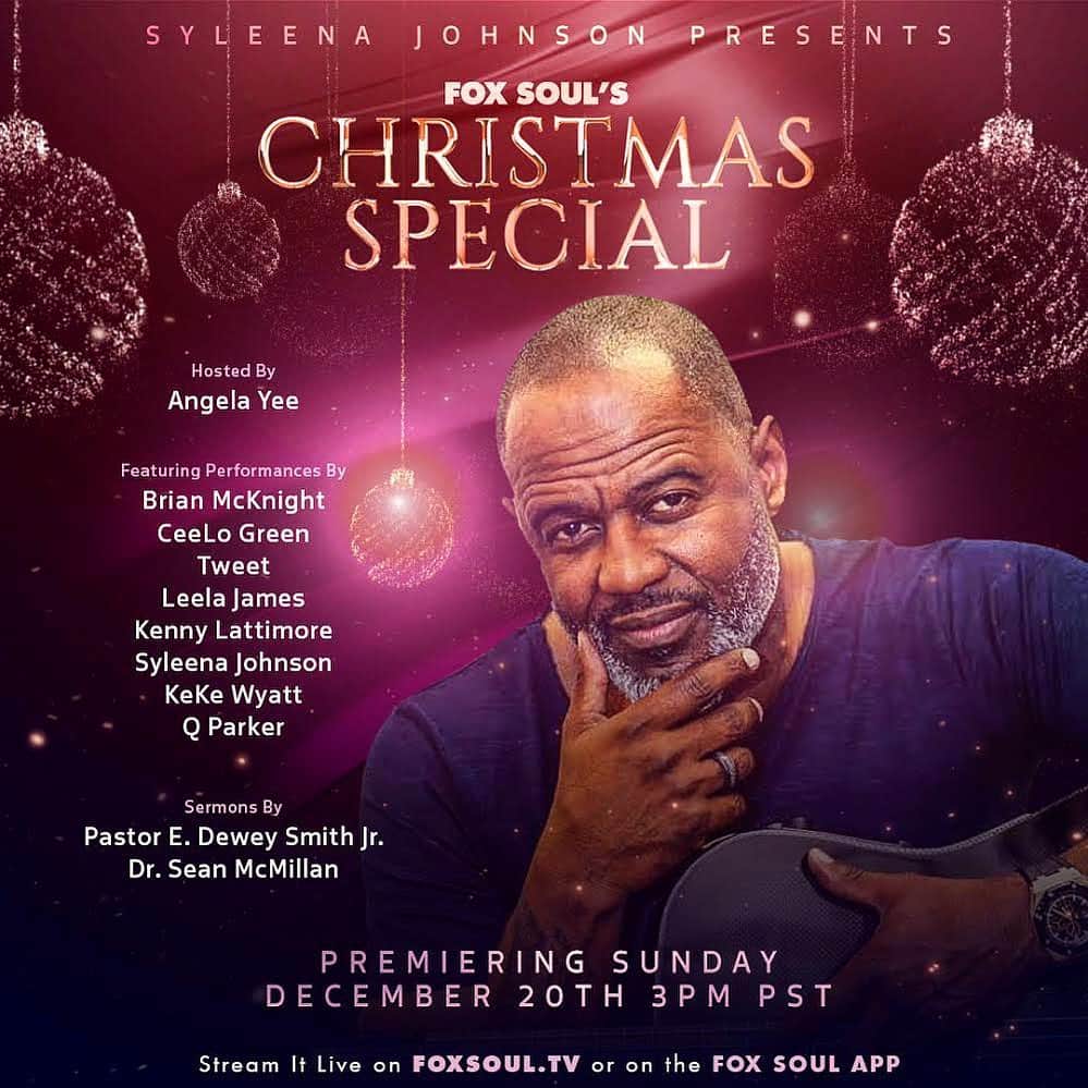 ブライアン・マックナイトさんのインスタグラム写真 - (ブライアン・マックナイトInstagram)「Today don’t miss it happy holidays #foxsoul #brianized #mrandmrsmcknightworldtour20 #iloveourlife」12月21日 5時17分 - brianmcknight23