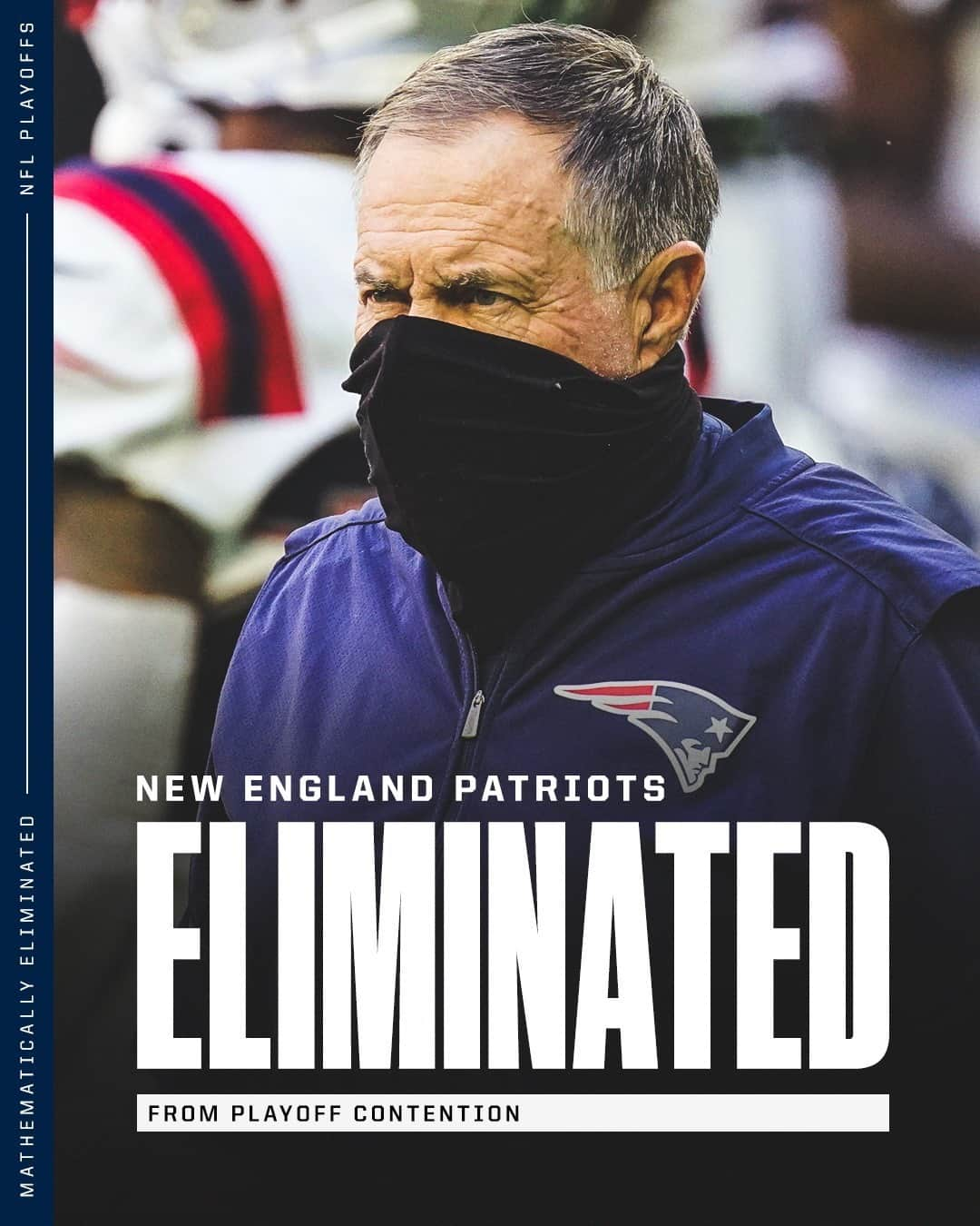 espnさんのインスタグラム写真 - (espnInstagram)「The Patriots have been eliminated from playoff contention, breaking their 11-year streak.」12月21日 6時01分 - espn