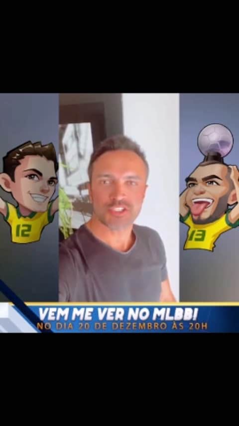 アレッサンドロ・ローザ・ヴィエイラのインスタグラム：「Já já as 20:00 AO VIVO @mlbrasiloficial -   E aí galera!? Já já às 20h... sigam a Página Oficial do MLBB no Instagram (@mlbrasiloficial) para assistirem a minha primeira transmissão desse MOBA!  Durante a transmissão, UM SORTUDO vai ganhar uma camiseta e uma bola autografadas por mim. Vocês querem ver meu desempenho de novato nesse jogo?  A gente se encontra no Mobile Legends Bang Bang!  Arenas diferentes, a mesma paixão!   #Hawk #Falcão」