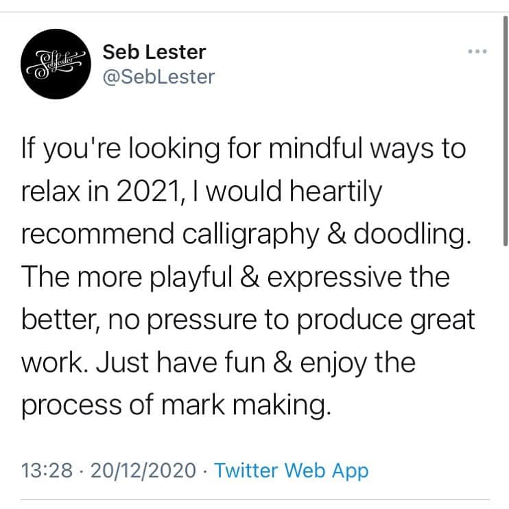 Seb Lesterのインスタグラム：「✍️🙂👍✨」