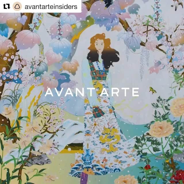 松山智一のインスタグラム：「#Repost @avantarteinsiders and @avant.arte   We are tremendously excited that our first launch of 2021 is with @tomokzumatsuyama.   We just shot this video with Matzu talking about the creation of ‘The Couch Unsent Piano’, launching on the 6th of January, 14:00 #tomokazumatsuyama  1月６日にEUの版元　Avant Arte より新しいエディション(版画作品)がリリースされます。その原画となった作品の制作背景について。」