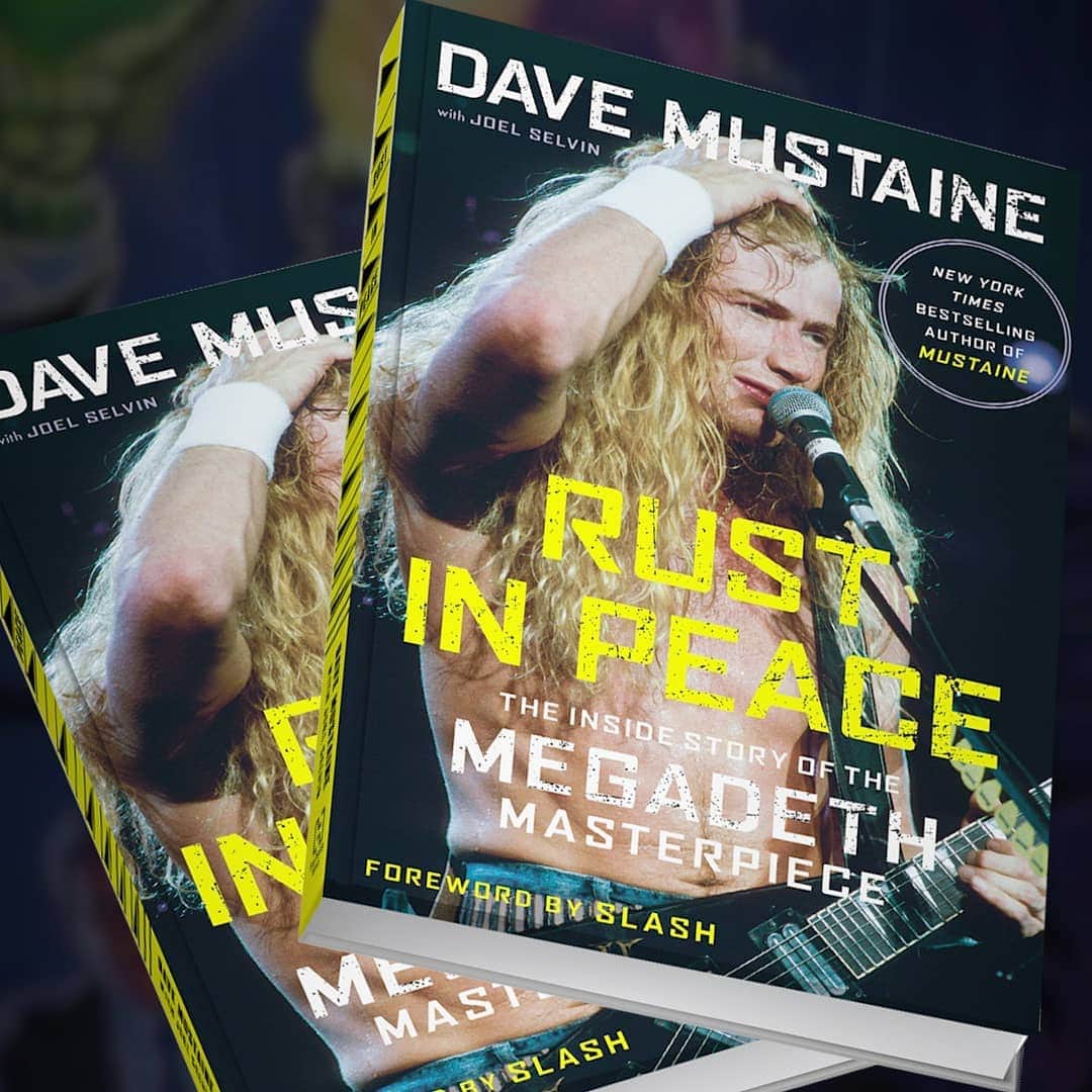 Megadethさんのインスタグラム写真 - (MegadethInstagram)「Pick up Dave Mustaine’s new autobiography, 'RUST IN PEACE: The Inside Story of the Megadeth Masterpiece' at megadeth.com 🤘🤘🤘」12月21日 10時37分 - megadeth